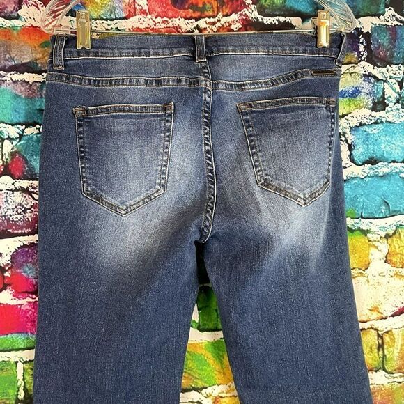 Soho New York Distressed Wash Skinny Denim Boyfriend Jeans Size 6 - Picture 7 of 8